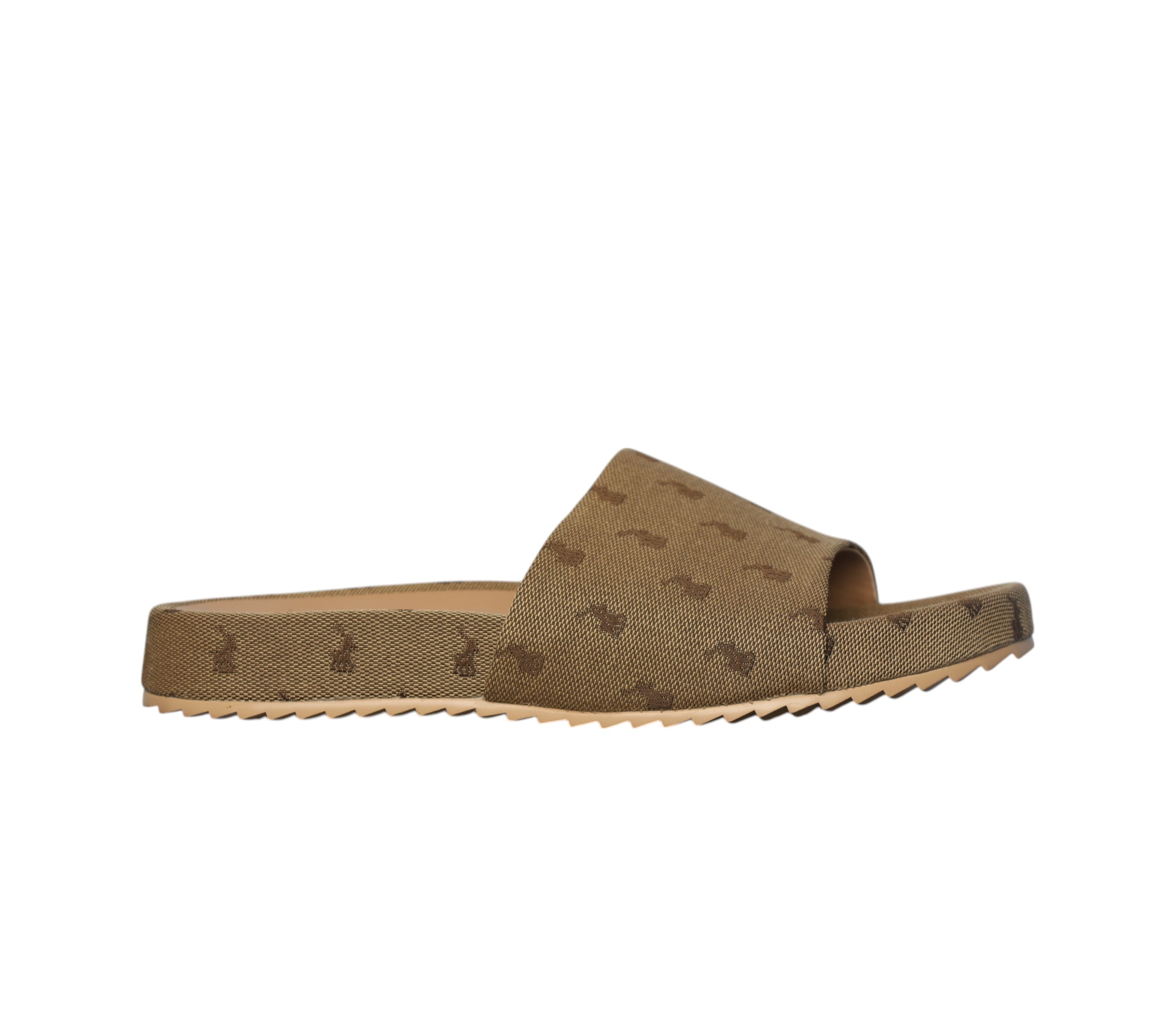 Polo Slide Jacquard Pony Pool Stone